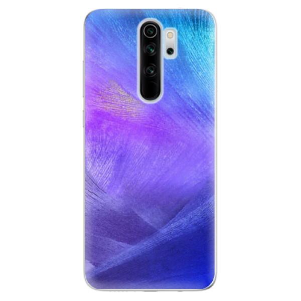 Odolné silikónové puzdro iSaprio - Purple Feathers - Xiaomi Redmi Note 8 Pro