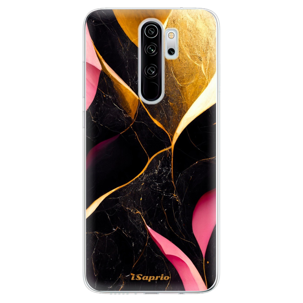 Odolné silikónové puzdro iSaprio - Gold Pink Marble - Xiaomi Redmi Note 8 Pro