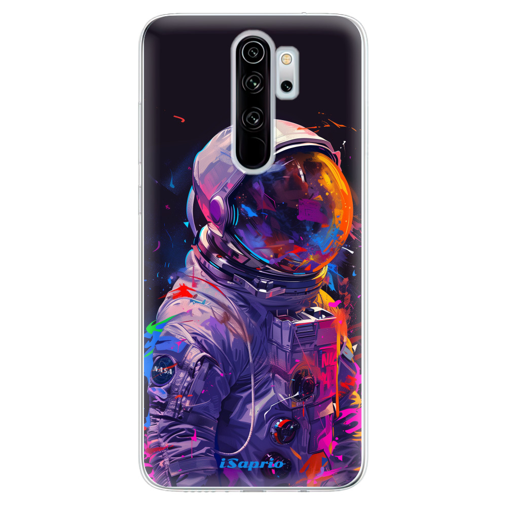 Odolné silikónové puzdro iSaprio - Neon Astronaut - Xiaomi Redmi Note 8 Pro