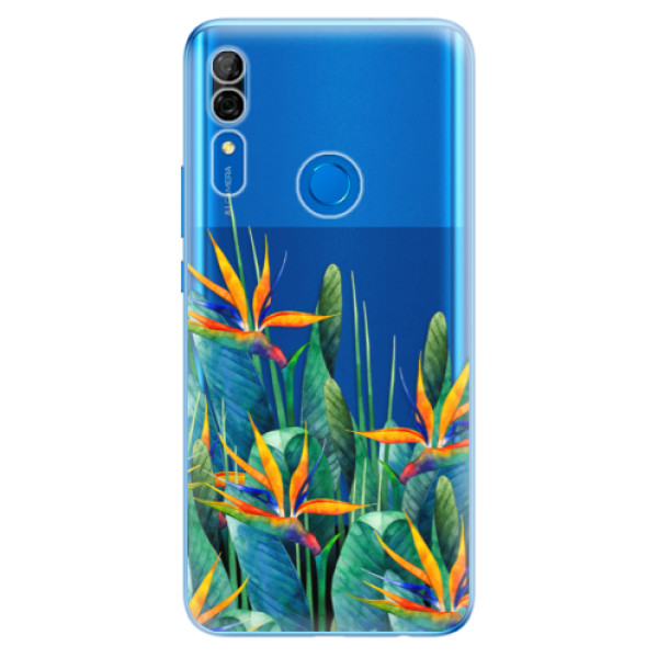 Odolné silikónové puzdro iSaprio - Exotic Flowers - Huawei P Smart Z