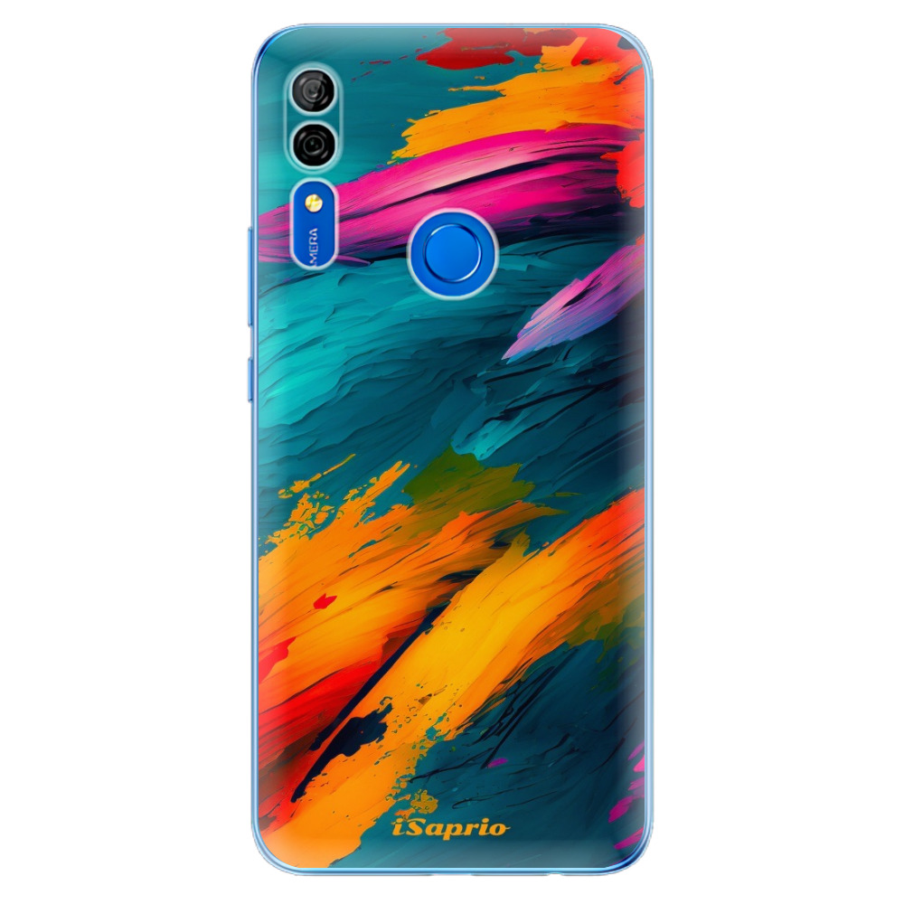 Odolné silikónové puzdro iSaprio - Blue Paint - Huawei P Smart Z