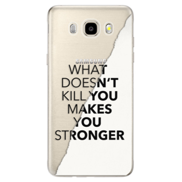 Odolné silikónové puzdro iSaprio - Makes You Stronger - Samsung Galaxy J5 2016