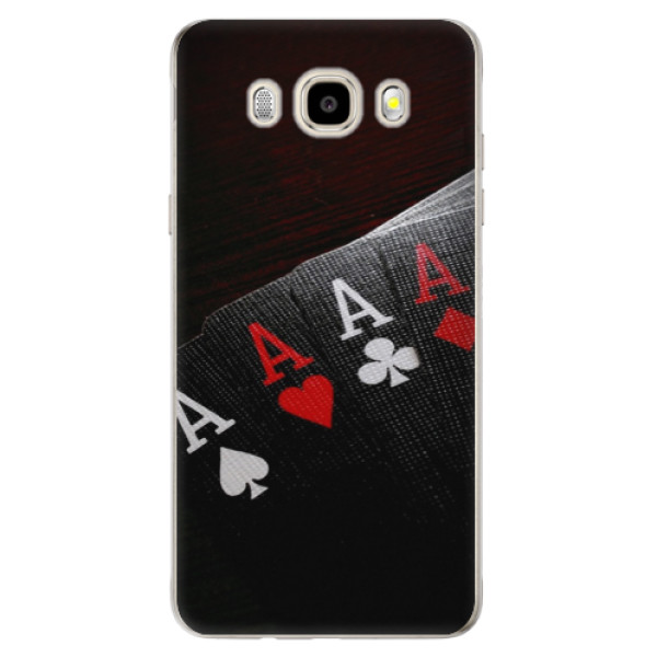 Odolné silikónové puzdro iSaprio - Poker - Samsung Galaxy J5 2016