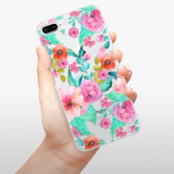 Odolné silikónové puzdro iSaprio - Flower Pattern 01 - iPhone 8 Plus