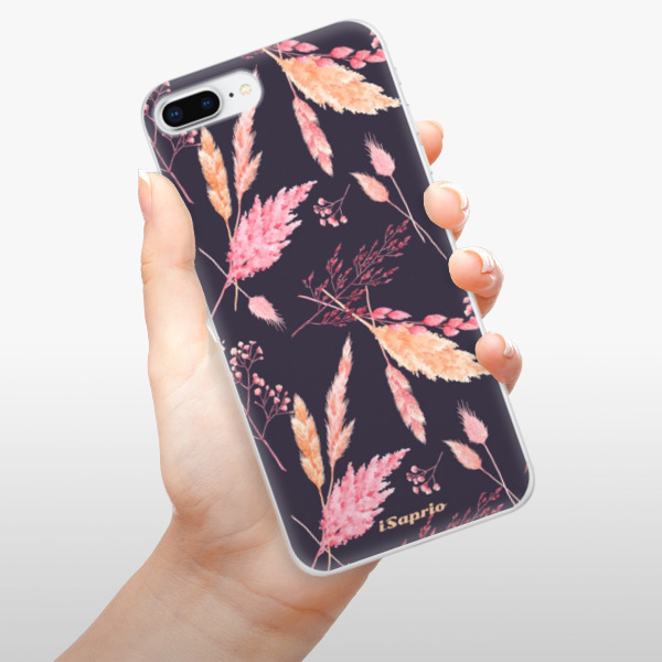 Odolné silikónové puzdro iSaprio - Herbal Pattern - iPhone 8 Plus