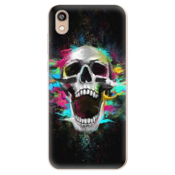 Odolné silikónové puzdro iSaprio - Skull in Colors - Huawei Honor 8S