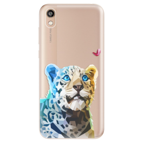 Odolné silikónové puzdro iSaprio - Leopard With Butterfly - Huawei Honor 8S