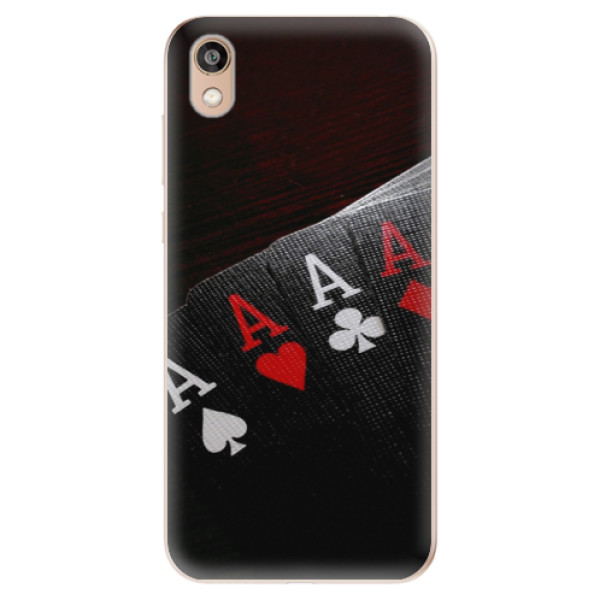 Odolné silikónové puzdro iSaprio - Poker - Huawei Honor 8S
