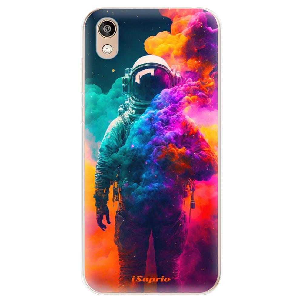 Odolné silikónové puzdro iSaprio - Astronaut in Colors - Huawei Honor 8S