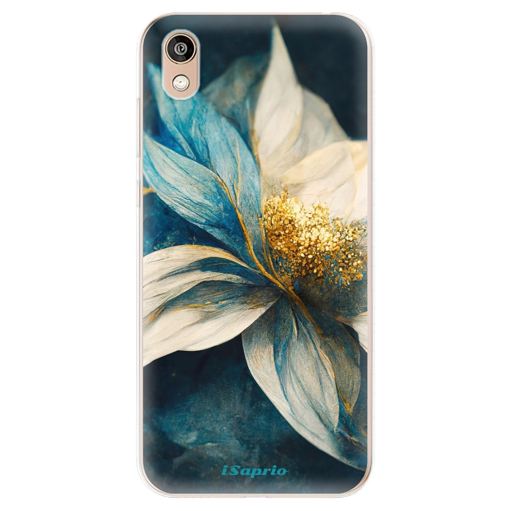 Odolné silikónové puzdro iSaprio - Blue Petals - Huawei Honor 8S