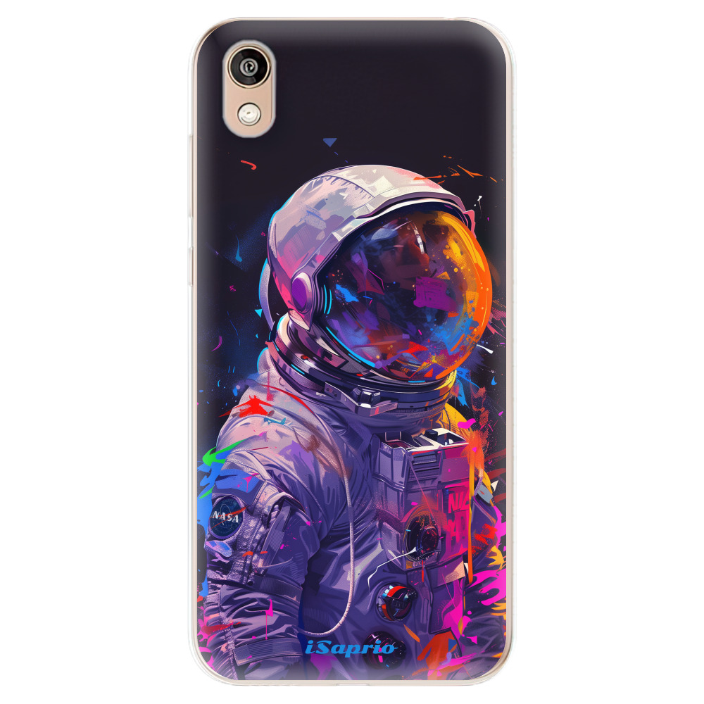 Odolné silikónové puzdro iSaprio - Neon Astronaut - Huawei Honor 8S