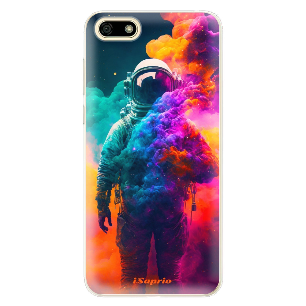 Odolné silikónové puzdro iSaprio - Astronaut in Colors - Huawei Y5 2018