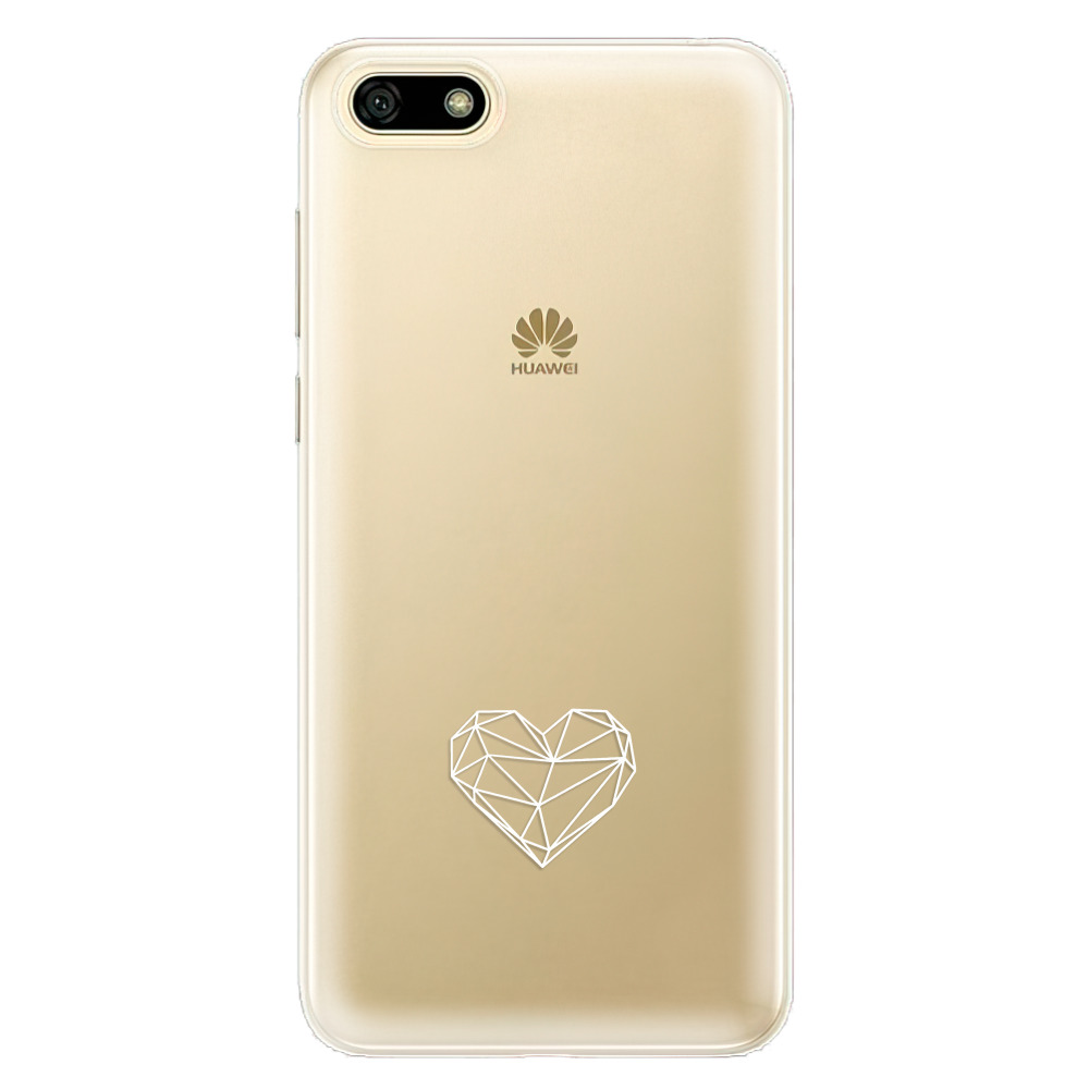 Odolné silikónové puzdro iSaprio - čiré - Digital Love - Huawei Y5 2018