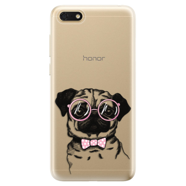 Odolné silikónové puzdro iSaprio - The Pug - Huawei Honor 7S