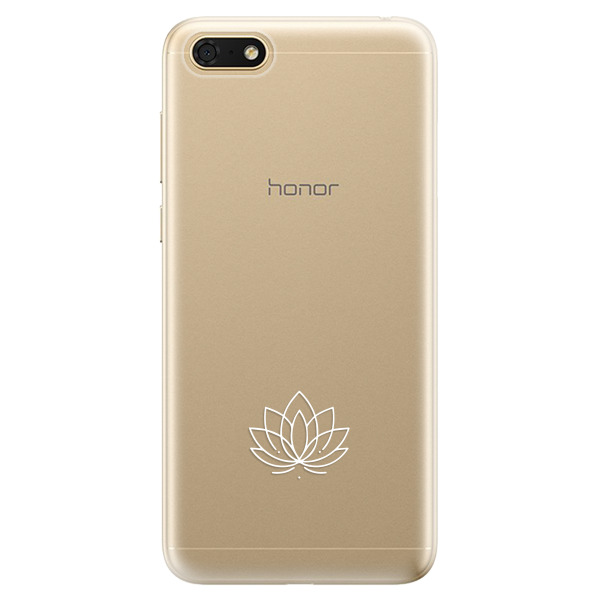Odolné silikónové puzdro iSaprio - čiré - Lotos - Huawei Honor 7S