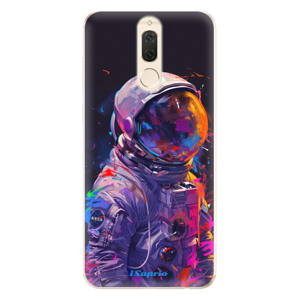Odolné silikónové puzdro iSaprio - Neon Astronaut - Huawei Mate 10 Lite