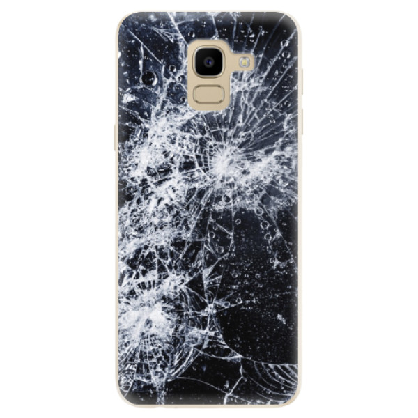 Odolné silikónové puzdro iSaprio - Cracked - Samsung Galaxy J6