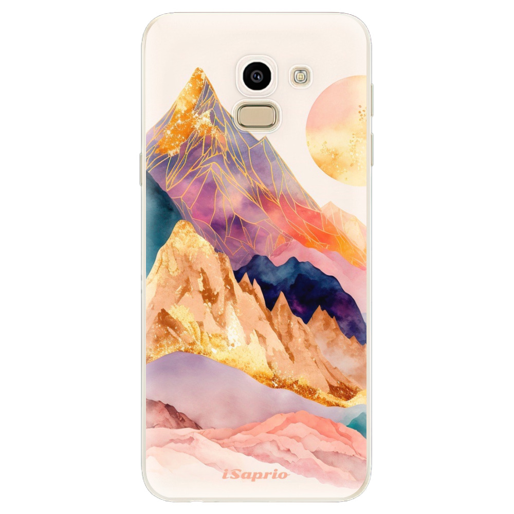 Odolné silikónové puzdro iSaprio - Abstract Mountains - Samsung Galaxy J6