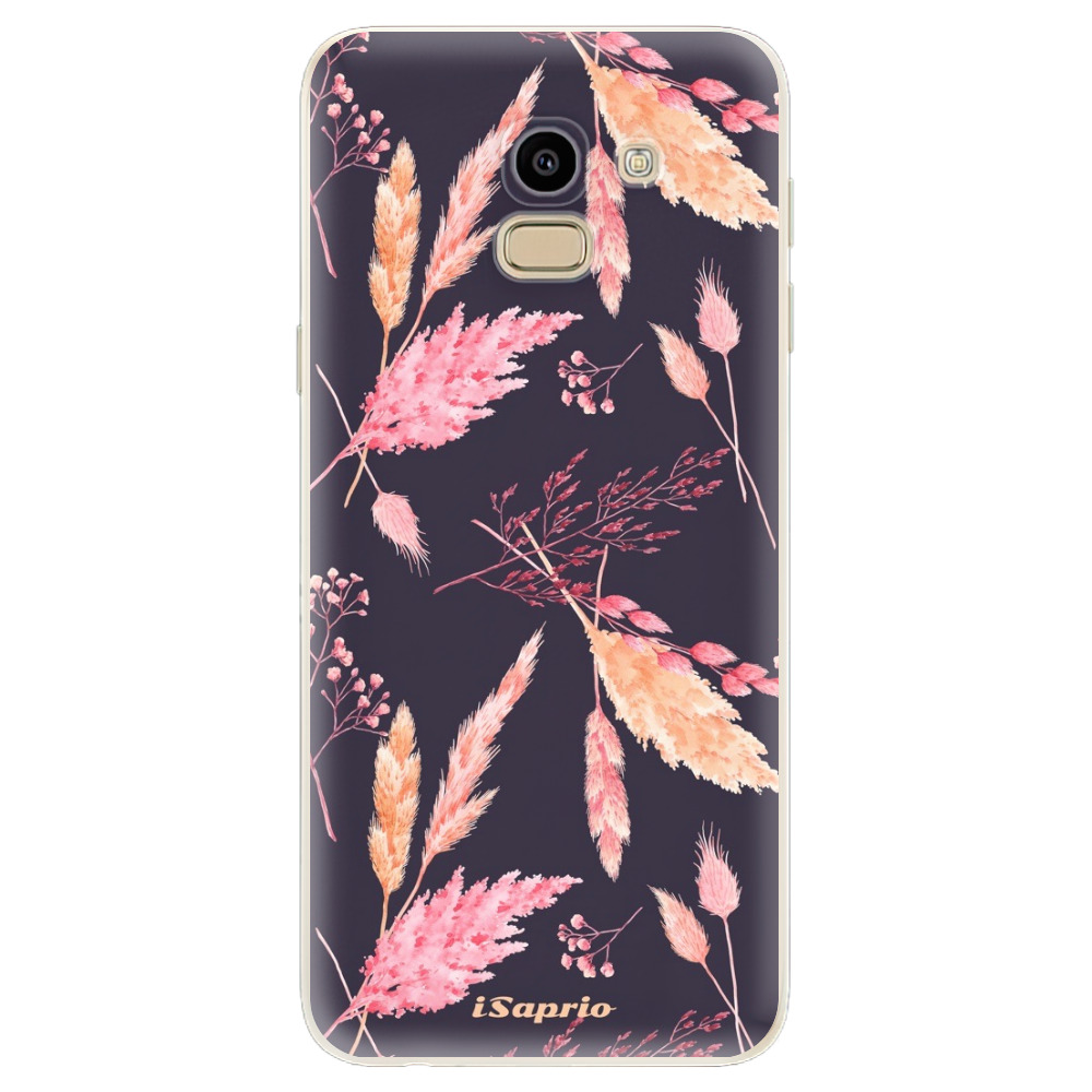 Odolné silikónové puzdro iSaprio - Herbal Pattern - Samsung Galaxy J6