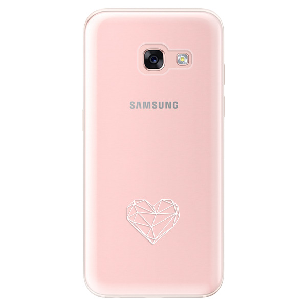 Odolné silikónové puzdro iSaprio - čiré - Digital Love - Samsung Galaxy A3 2017