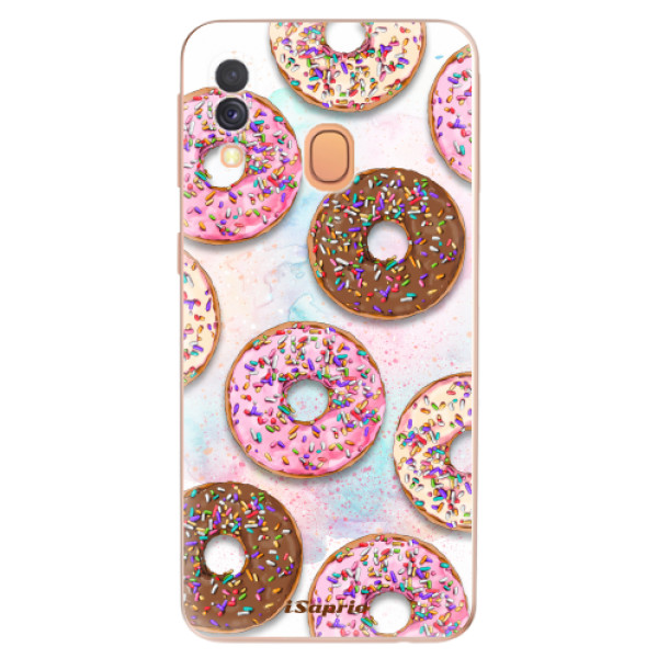 Odolné silikónové puzdro iSaprio - Donuts 11 - Samsung Galaxy A40