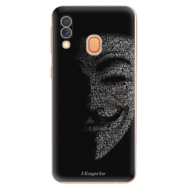 Odolné silikónové puzdro iSaprio - Vendeta 10 - Samsung Galaxy A40