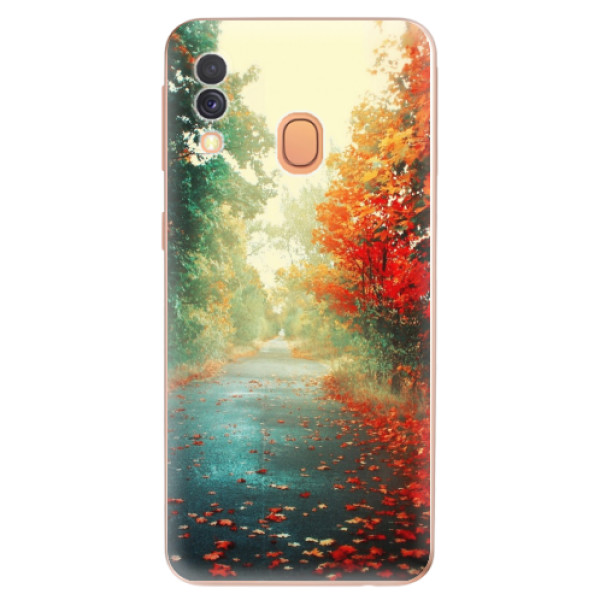 Odolné silikónové puzdro iSaprio - Autumn 03 - Samsung Galaxy A40