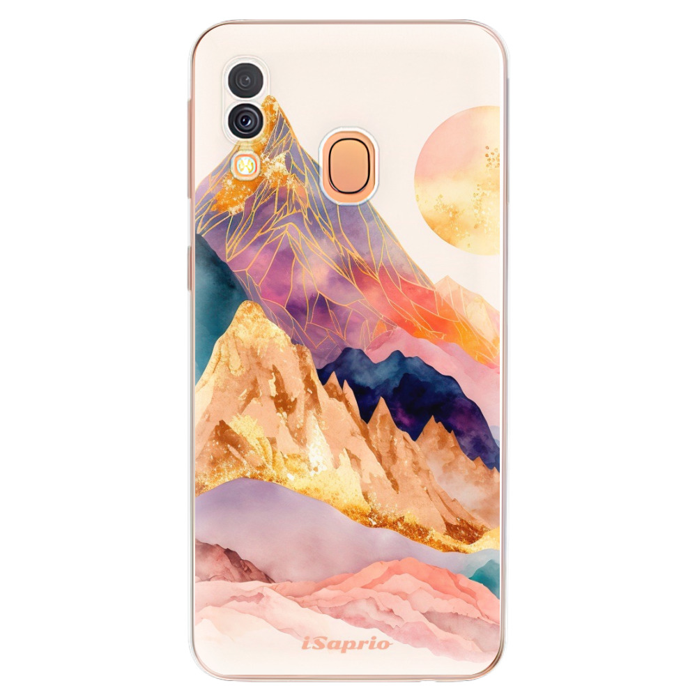 Odolné silikónové puzdro iSaprio - Abstract Mountains - Samsung Galaxy A40