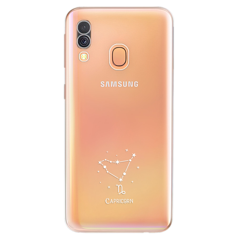 Odolné silikónové puzdro iSaprio - čiré - Kozoroh - Samsung Galaxy A40