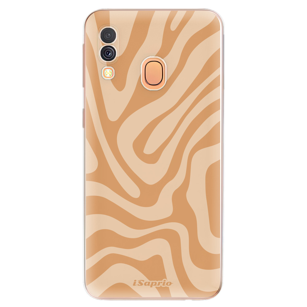 Odolné silikónové puzdro iSaprio - Zebra Orange - Samsung Galaxy A40