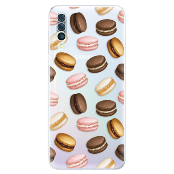 Odolné silikónové puzdro iSaprio - Macaron Pattern - Samsung Galaxy A50