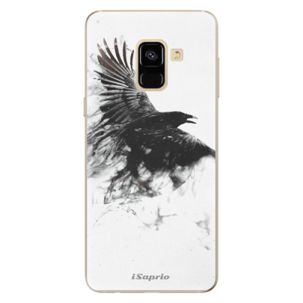 Odolné silikónové puzdro iSaprio - Dark Bird 01 - Samsung Galaxy A8 2018