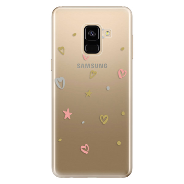 Odolné silikónové puzdro iSaprio - Lovely Pattern - Samsung Galaxy A8 2018