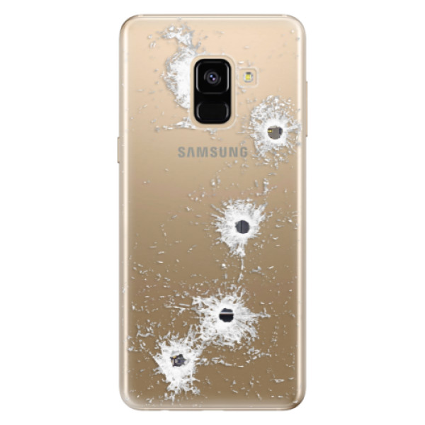 Odolné silikónové puzdro iSaprio - Gunshots - Samsung Galaxy A8 2018