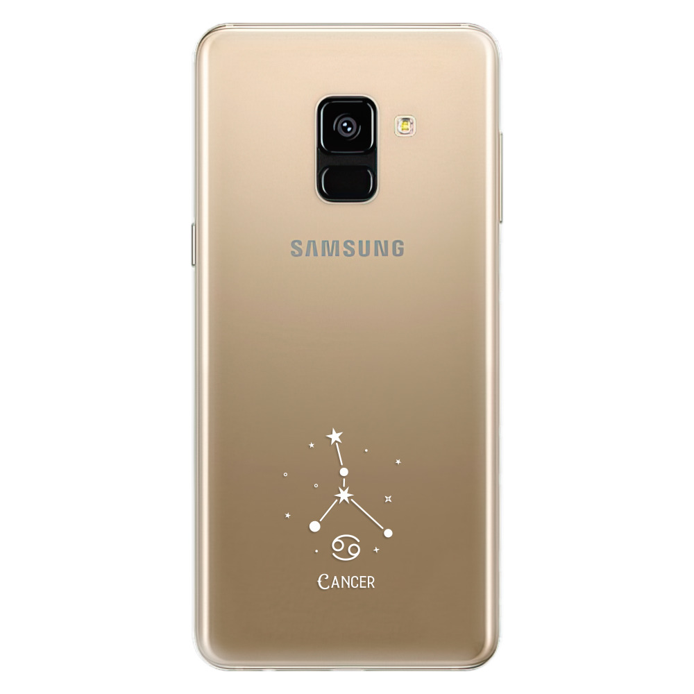 Odolné silikónové puzdro iSaprio - čiré - Rak - Samsung Galaxy A8 2018