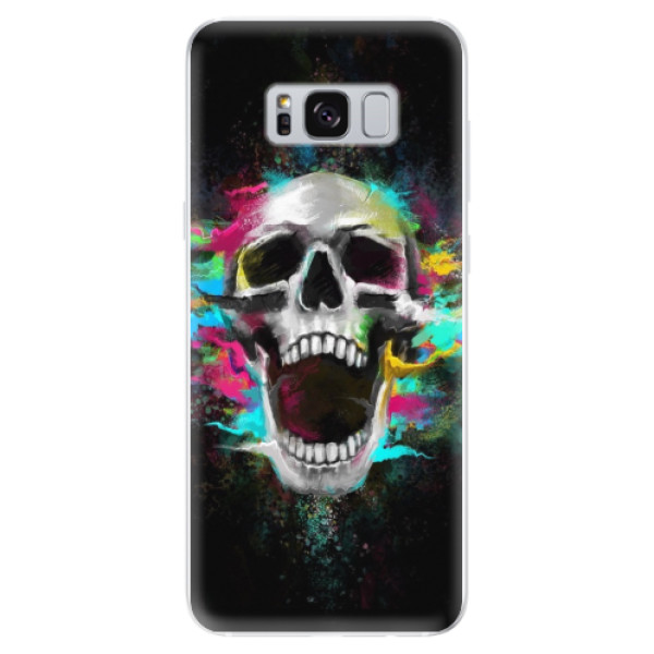 Odolné silikónové puzdro iSaprio - Skull in Colors - Samsung Galaxy S8