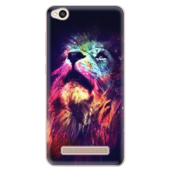 Odolné silikónové puzdro iSaprio - Lion in Colors - Xiaomi Redmi 4A