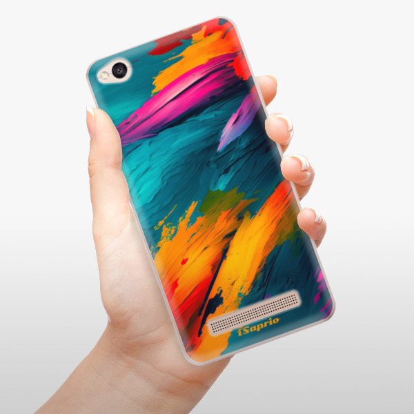 Odolné silikónové puzdro iSaprio - Blue Paint - Xiaomi Redmi 4A