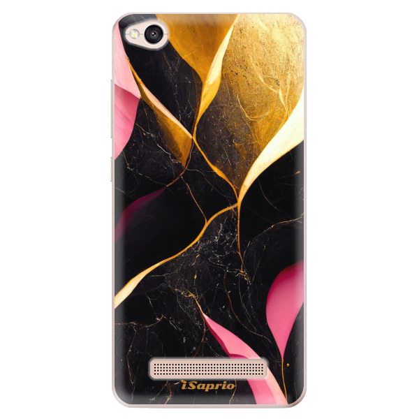 Odolné silikónové puzdro iSaprio - Gold Pink Marble - Xiaomi Redmi 4A