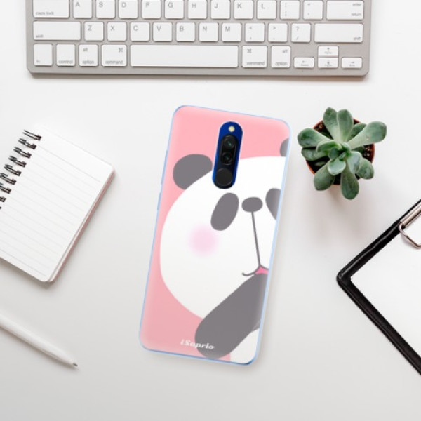 Odolné silikónové puzdro iSaprio - Panda 01 - Xiaomi Redmi 8