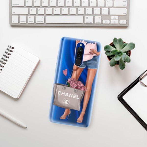 Odolné silikónové puzdro iSaprio - Fashion Bag - Xiaomi Redmi 8
