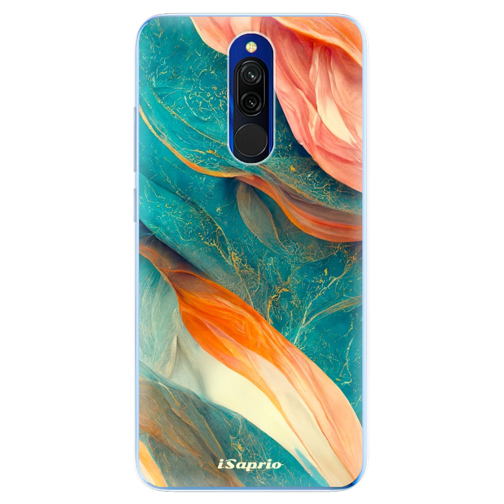 Odolné silikónové puzdro iSaprio - Abstract Marble - Xiaomi Redmi 8