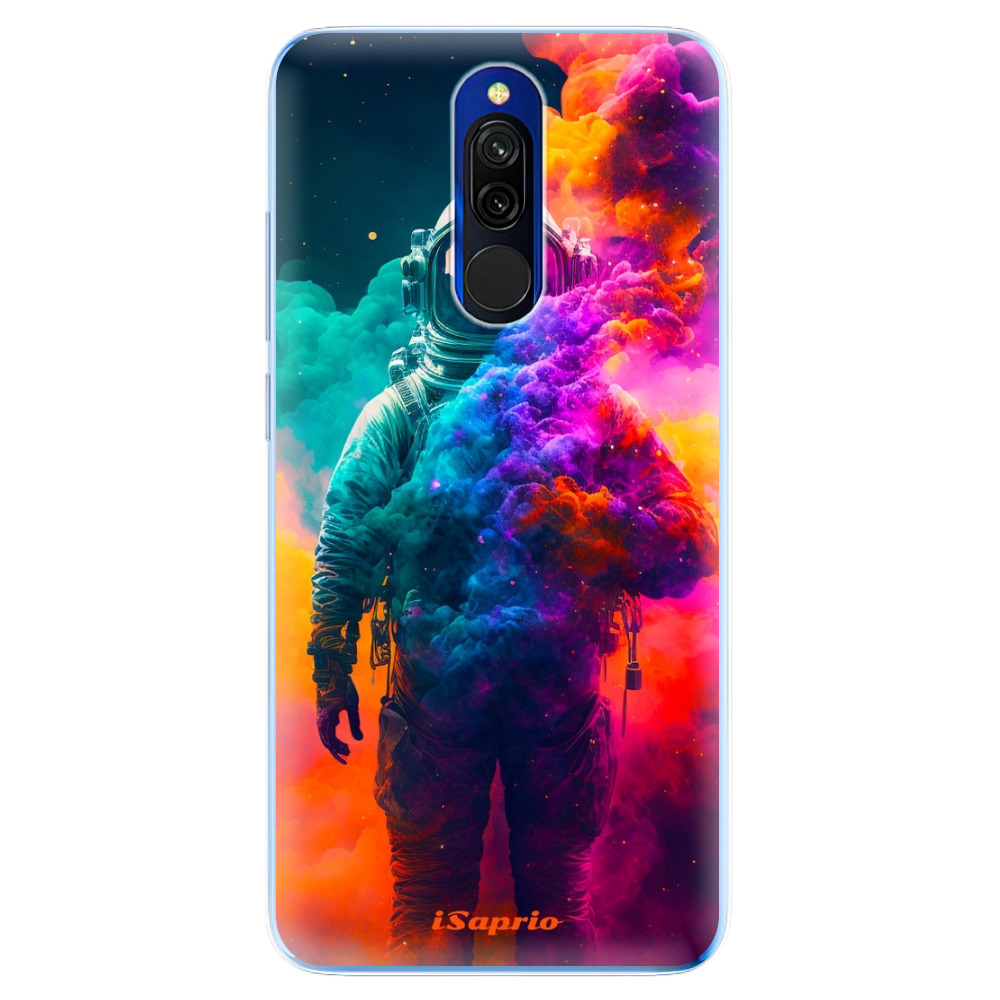 Odolné silikónové puzdro iSaprio - Astronaut in Colors - Xiaomi Redmi 8