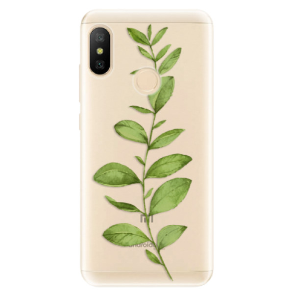 Odolné silikónové puzdro iSaprio - Green Plant 01 - Xiaomi Mi A2 Lite