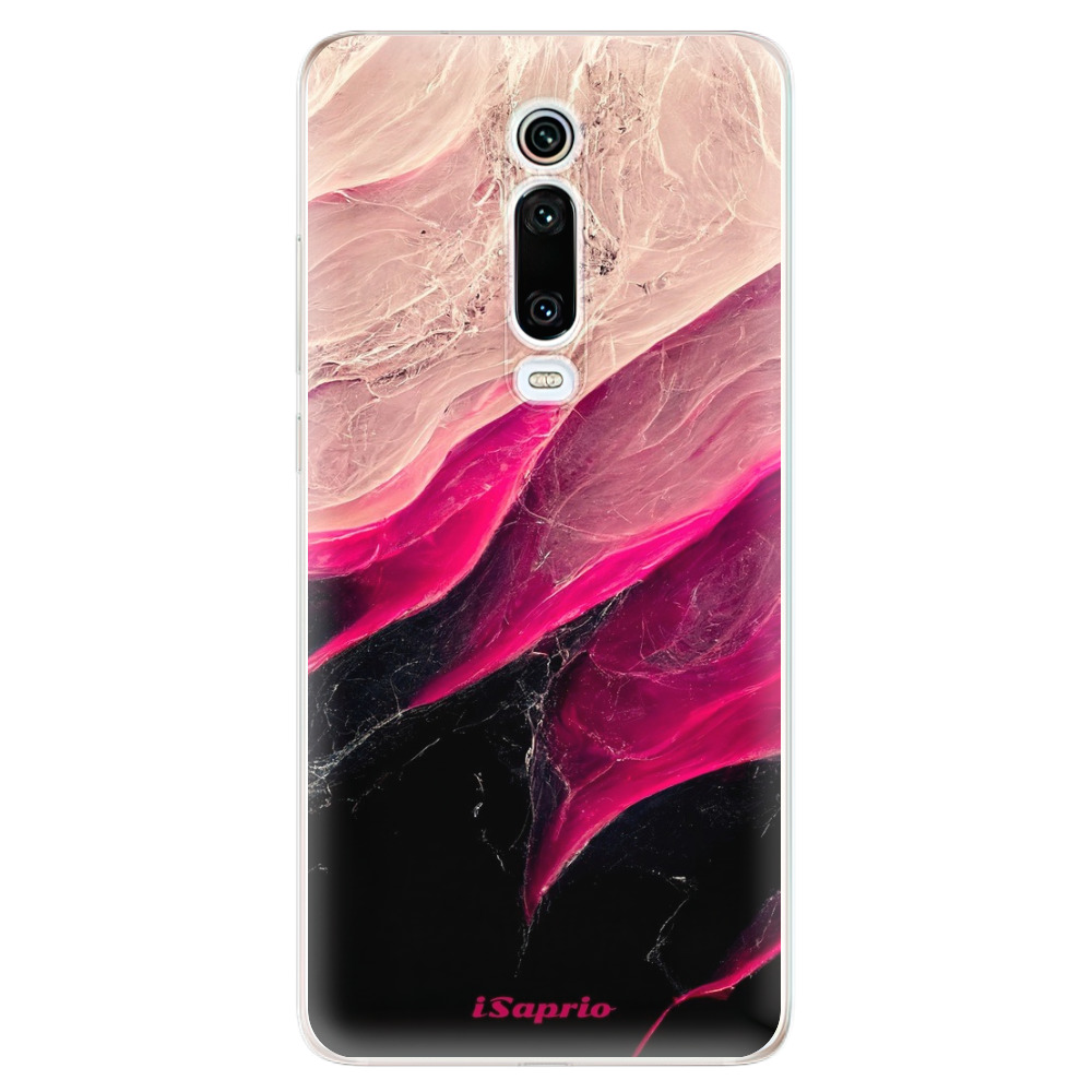 Odolné silikónové puzdro iSaprio - Black and Pink - Xiaomi Mi 9T Pro