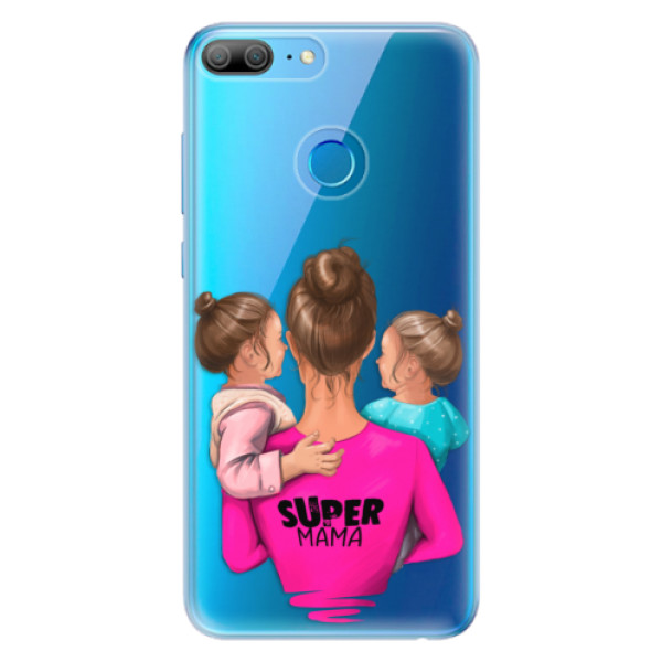 Odolné silikónové puzdro iSaprio - Super Mama - Two Girls - Huawei Honor 9 Lite
