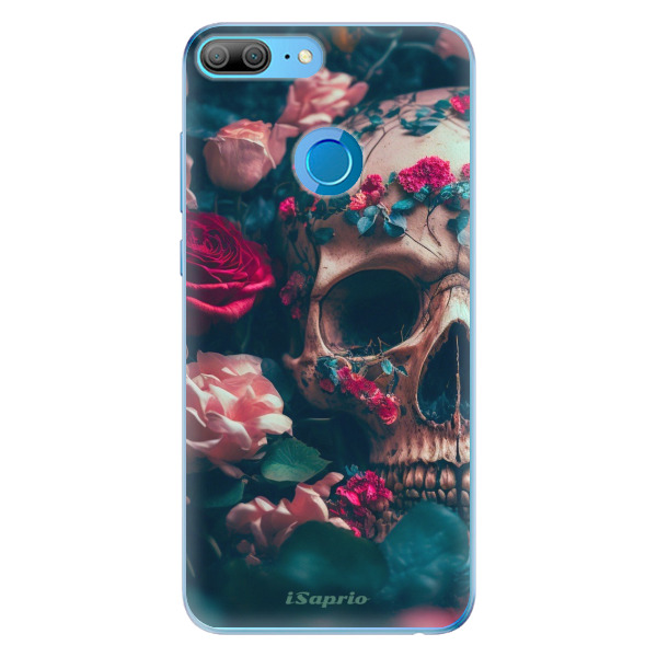 Odolné silikónové puzdro iSaprio - Skull in Roses - Huawei Honor 9 Lite