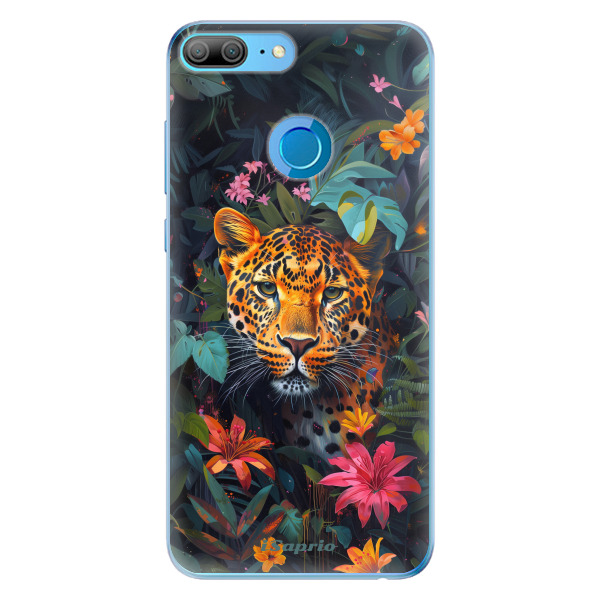 Odolné silikónové puzdro iSaprio - Flower Jaguar - Huawei Honor 9 Lite