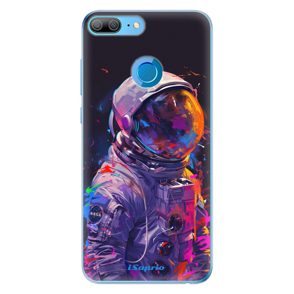 Odolné silikónové puzdro iSaprio - Neon Astronaut - Huawei Honor 9 Lite