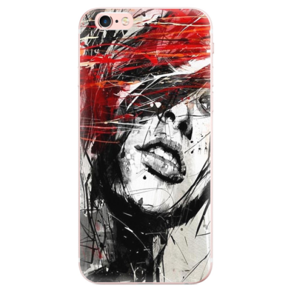 Odolné silikónové puzdro iSaprio - Sketch Face - iPhone 6 Plus/6S Plus